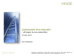 Molnjuridik, Eva Fredriksson