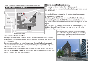 How to enter the Erasmus MC