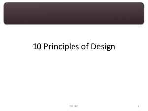 10 Principles of Design