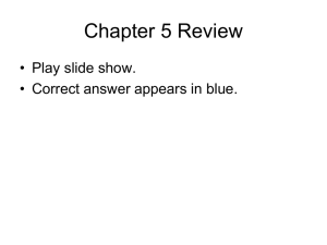 Periodic Trends Chemistry Review