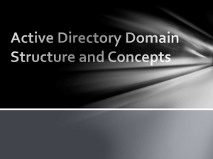 Logical vs Physical AD Structre