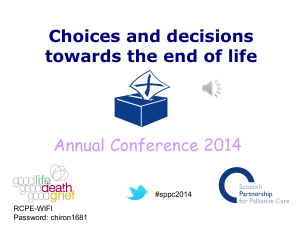here - Scottish Partnership for Palliative Care