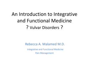 Integrative Medicine for Vulvar Disorders: A Functional Approach