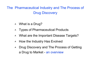 Pharmaceutical Industry & Drug Discovery Overview