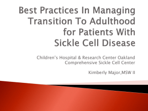 Sickle Cell Disease - Criss