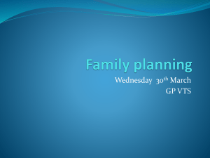 Family Planning presentation