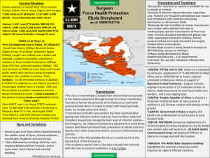 Ebola Outbreak Storyboard
