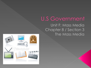 Mass Media & Politics: Influence & Limitations