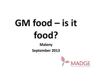 How FSANZ authorises GM food