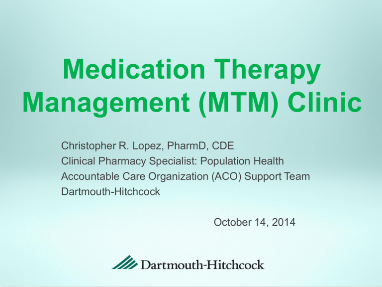 What Is Medication Therapy Management Mtm