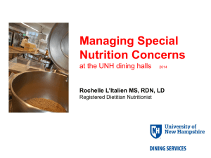 Allergies Nutrition Navigation