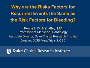 Why are the Risks Factors for Recurrent Events the Same as the