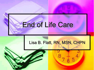 End of Life Care