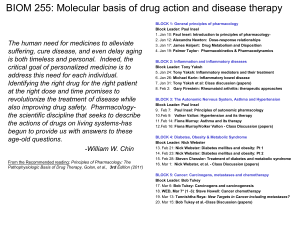 Introduction to Pharmacology
