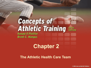 The Sports Medicine Team