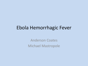 Ebola Hemorrhagic Fever