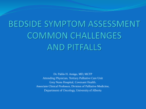 bedside symptom assessment common challenges and pitfalls