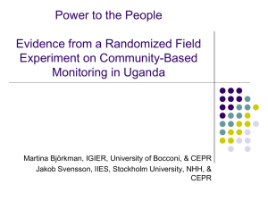 RCT Case Study