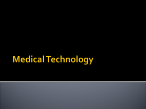 The History of Medical Technology
