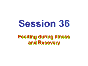 Feeding during Illness & Recovery