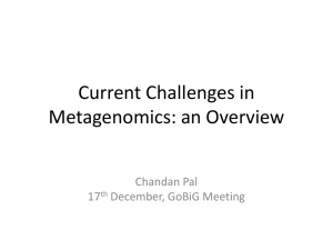 Current Challenges in Metagenomics: an Overview