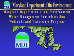 H-HMarch2013 - Maryland Department of the Environment