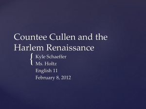 Schaeffer Harlem Reaissance ppt