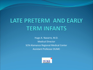 LATE PRETERM INFANT