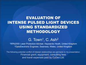 Evaluation of IPL Devices