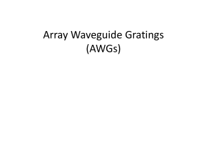 Array Waveguide Gratings (AWGs): Principles & Challenges