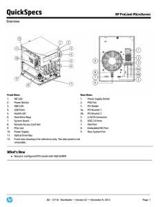 HP ProLiant MicroServer