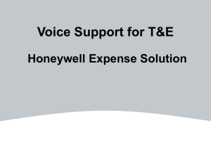 Voice Support - Expense