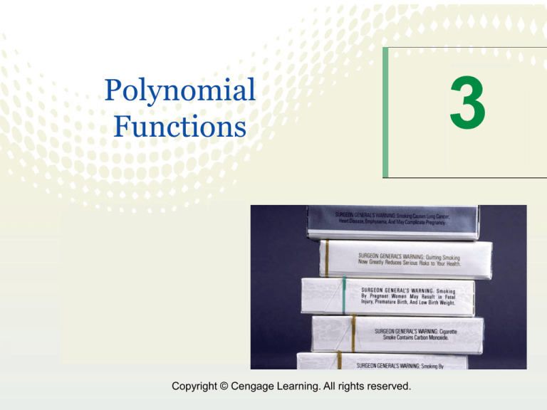 Zeros of polynomial functions