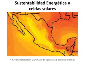 Sustentabilidad Energetica y Celdas Solares (PPT) - C.I.E.