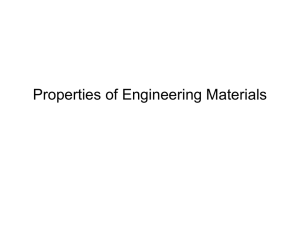Properties of Engineering Materials