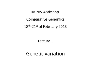Genetic variation