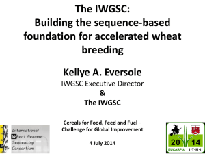 IWGSC: Wheat Genome Sequencing for Accelerated Breeding