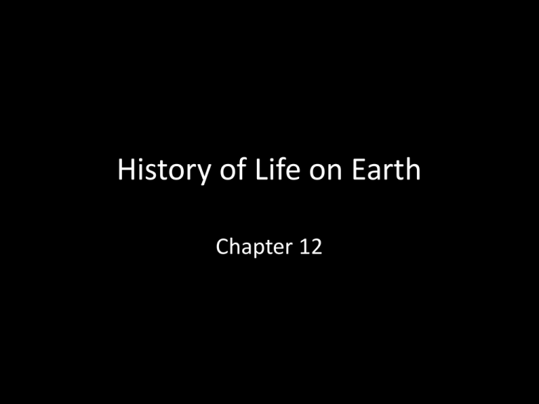 History of Life on Earth