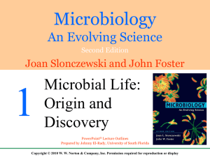Mircobiology - Chapter 1 - Microbiology and Molecular Genetics at