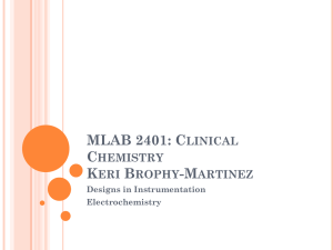 Electrochemistry