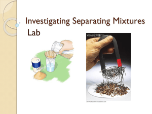 Investigating Separating Mixtures