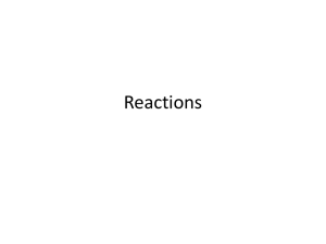 Reactions