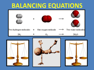 Balanced Equation