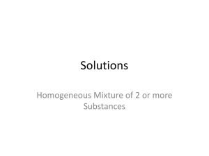 Solutions