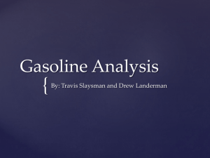 Real World Gasoline Analysis