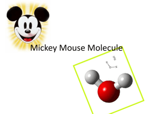 Mickey Mouse Molecule: Water Properties & Bonding