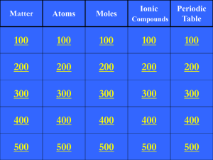 Midterm Jeopardy Review Questions