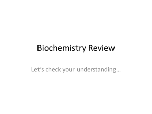 Biochemistry Review