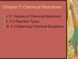 Chemical Reactions: Types & Balancing Equations