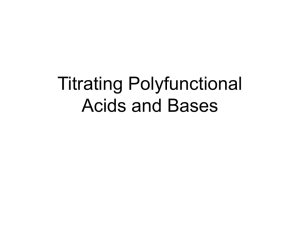 Titrating Polyfunctional Acids & Bases: A Chemistry Guide